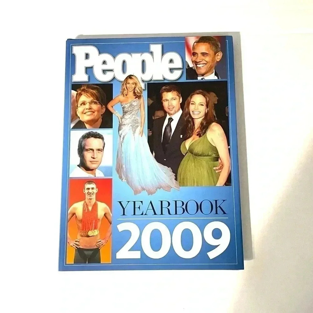 People Yearbook 2009 Book Newsmakers Weddings Babies Movies Fashion Hardcover